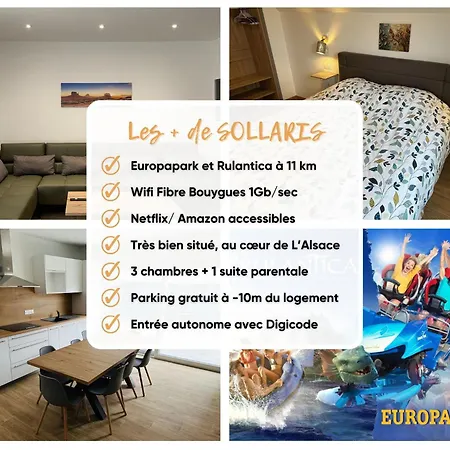 Europapark A 11km Maison Soleil Climatise *